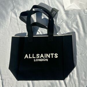 All Saints Black Tote Bag